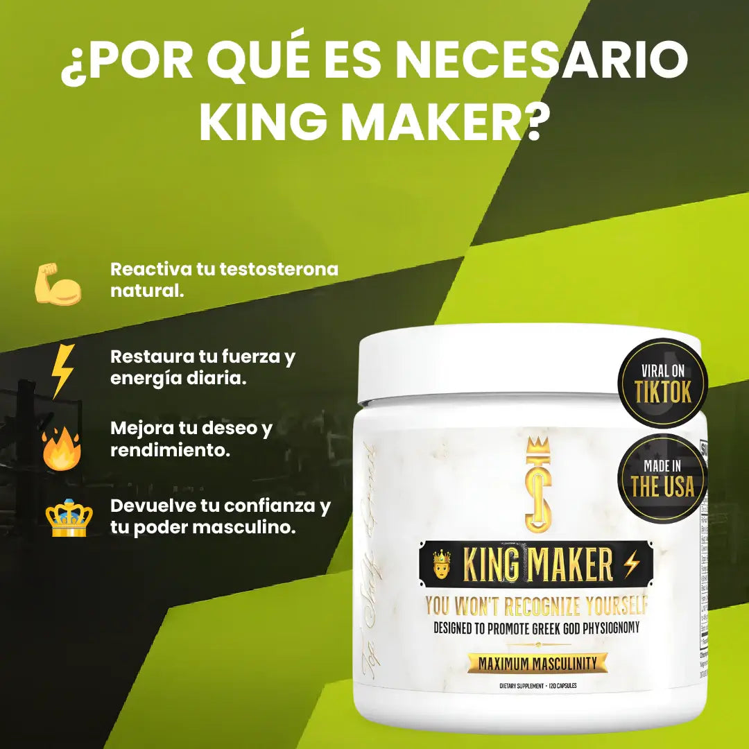 King Maker® Tu potencia masculina e intimidad activa 🔥