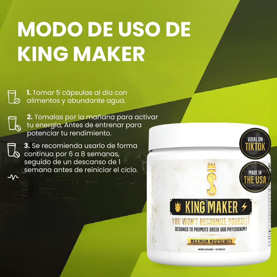 King Maker® Tu potencia masculina e intimidad activa 🔥