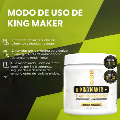 King Maker® Tu potencia masculina e intimidad activa 🔥