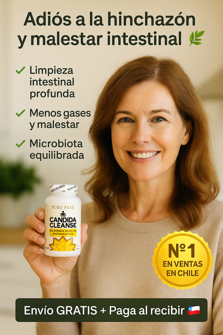 CÁNDIDA CLEANSE ORIGINAL 🍄 - Detox natural para reducir hinchazón y mejorar tu digestión