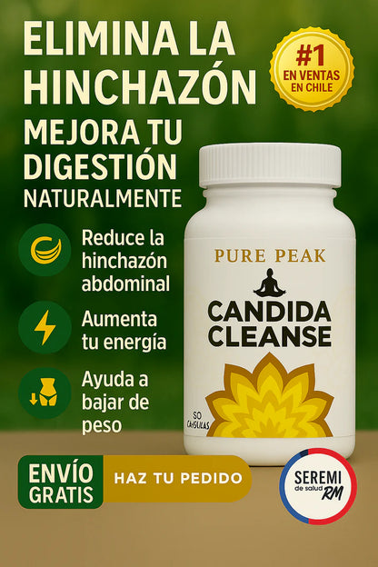 CÁNDIDA CLEANSE ORIGINAL 🍄 - Detox natural para reducir hinchazón y mejorar tu digestión